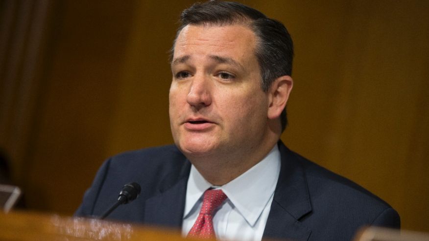 Sen. Ted Cruz R Texas speaks on Capitol Hill in Washington