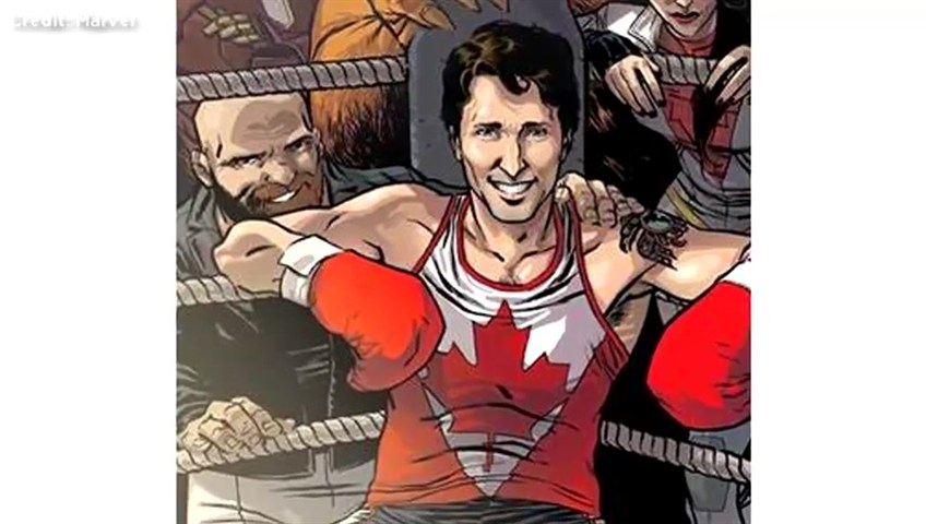 Justin Trudeau debuts on Marvel cover