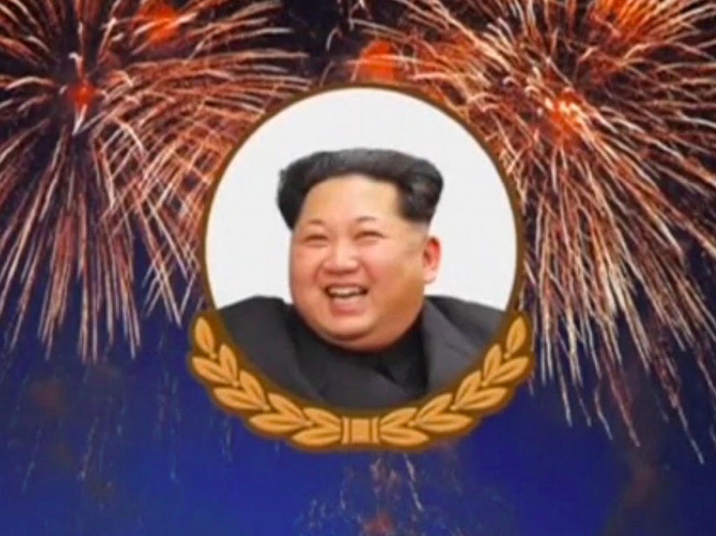 KRT bulletin shows North Korean Leader Kim Jong Un in this still image taken from video