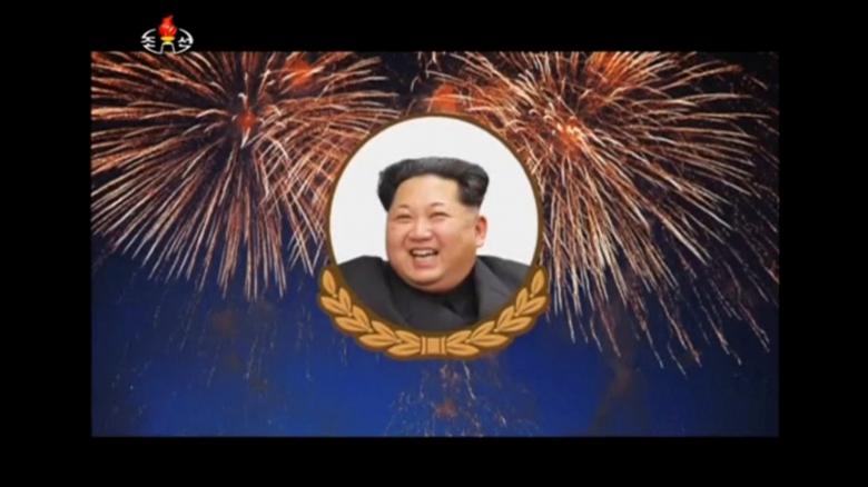 KRT bulletin shows North Korean Leader Kim Jong Un in this still image taken from video