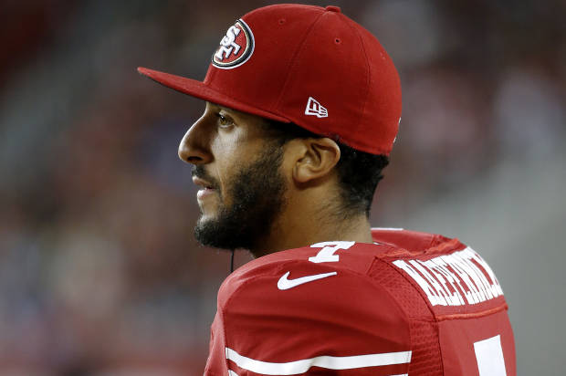 Amid national anthem controversy Colin Kaepernick's jersey reaches No. 1 in online sales QB pledges to donate all proceeds