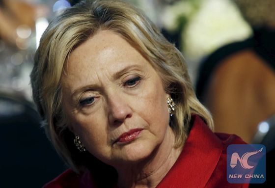 U.S. Democratic presidential candidate Hillary Clinton attends the Congressional Black Caucus Foundation's 45th Annual Legislative Conference Phoenix Awards Dinner in Washingt