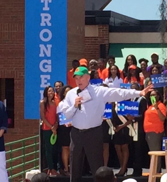 Kaine goes full Rattler at FAMU appearance