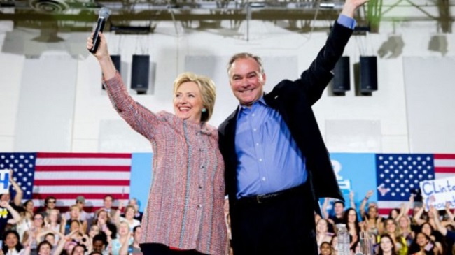 Kaine in VA