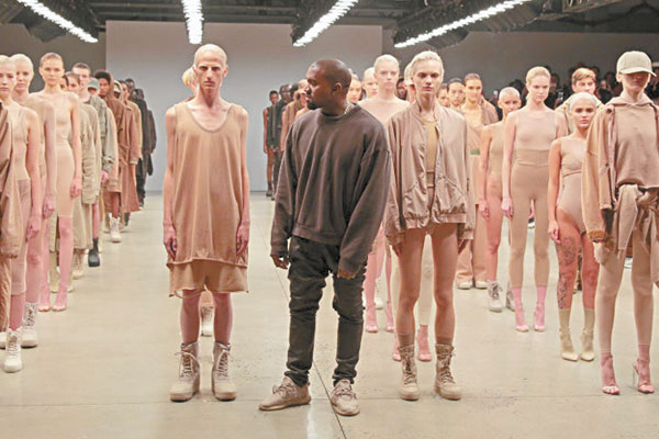 Kanye West Draws Mixed Response At NYFW Showcase