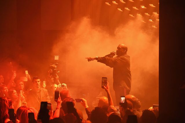 Kanye West at this year's Harper's Bazaar Icons Party