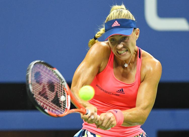 Angelique Kerber wears a loud outfit but screams volumes with her dismantling of Caroline Wozniacki in the US Open semifinals on Thursday