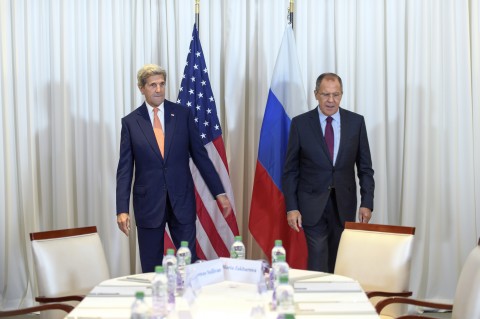 Kerry, Lavrov kick off Syria talks in Geneva