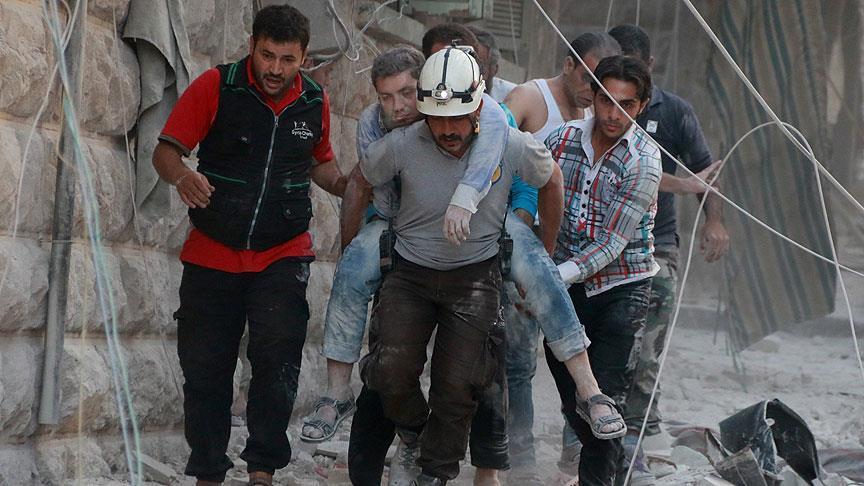 Syrian regime aircraft bomb Aleppo kill at least four