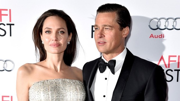 Angelina Jolie Brad Pitt in November 2015