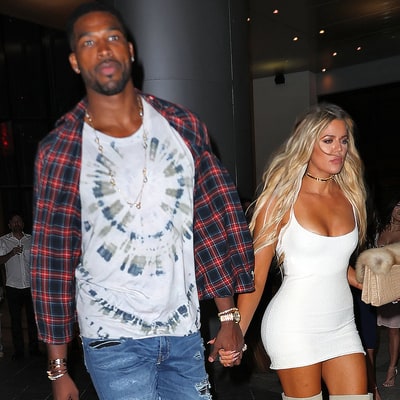 Khloe Kardashian Passionately Kisses NBA Player Tristan Thompson on Snapchat