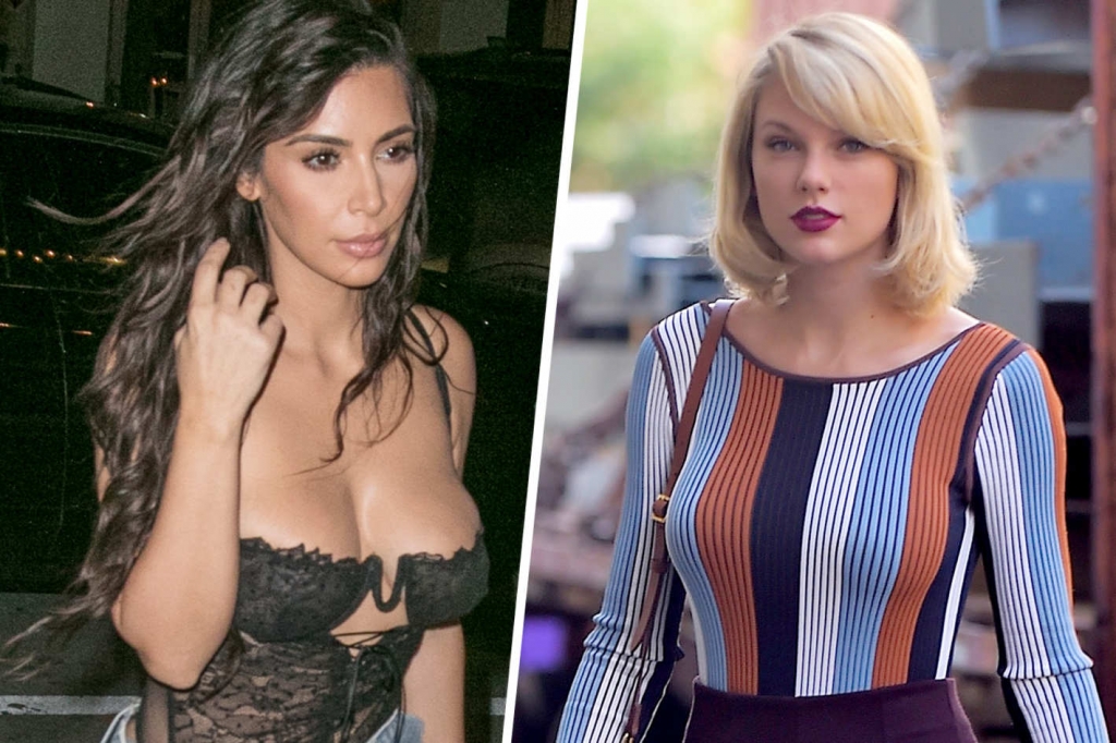 Kim Kardashian and Taylor Swift