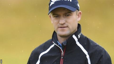 Russell Knox takes stock during the Scottish Open