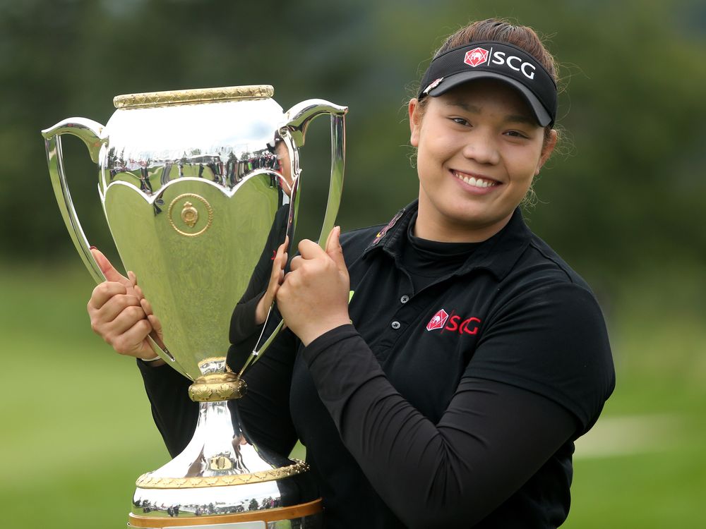 Ariya Jutanugarn from Thailand wins the LPGA Canadian Open in Priddis Alta. Sunday Aug. 28 2016 Leah Hennel  Postmedia