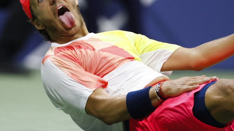 Nadal falters late falls to Pouille in US Open fourth round