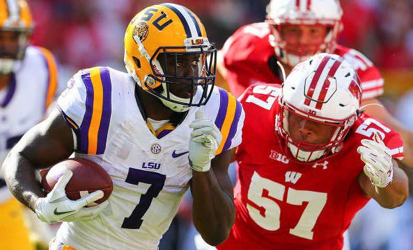 LSU running back Leonard Fournette