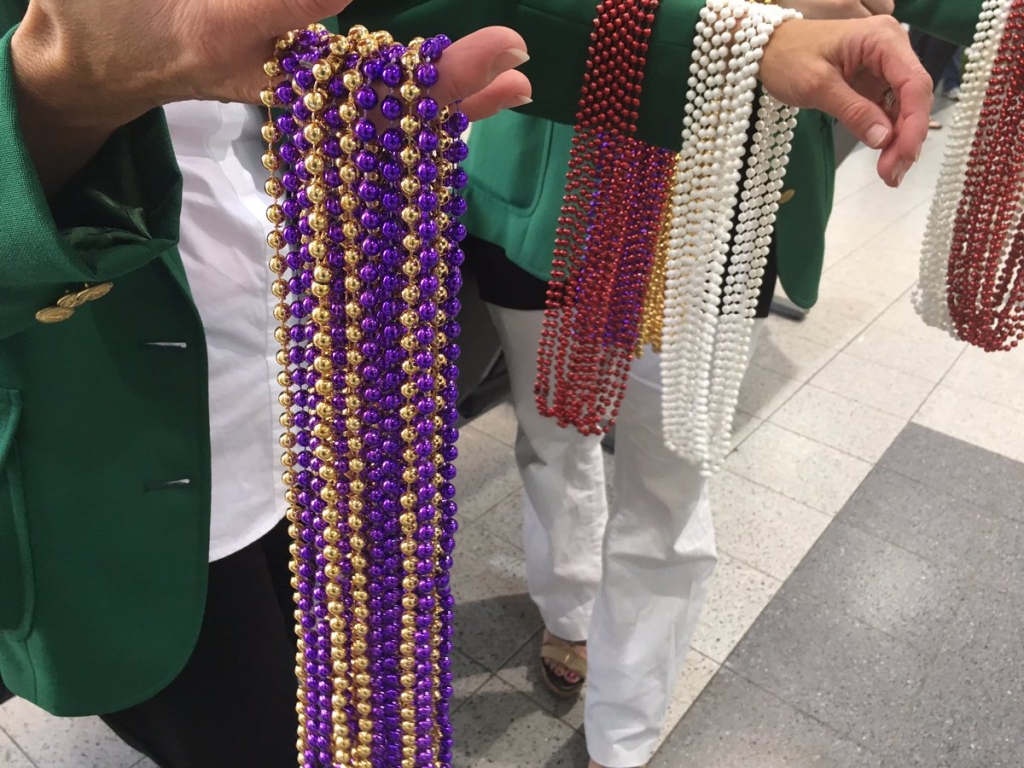 Beads for LSU and UW fans