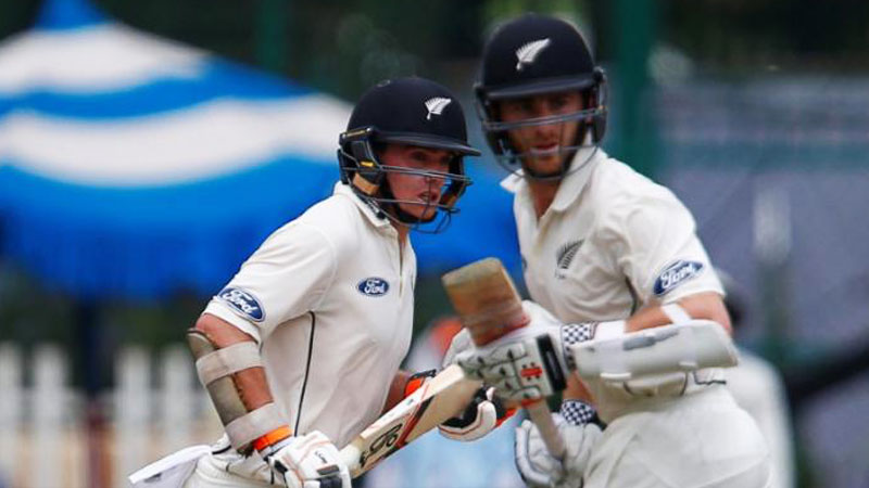 Latham Williamson lead New Zealand's strong reply