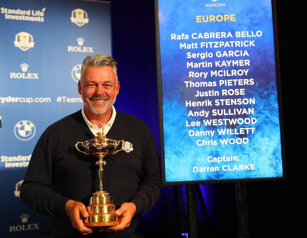 Darren Clarke Europe Ryder Cup Press Conference