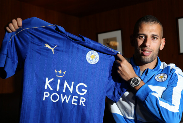 Leicester City's record-signing Islam Slimani