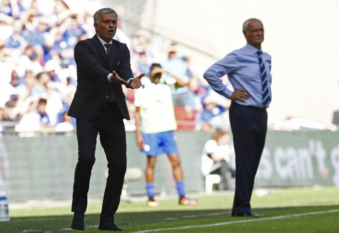 Jose Mourinho and Claudio Ranieri