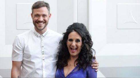 Lesley Josephs and Will Young glam