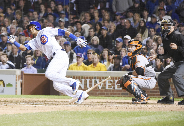 Giants end futility streak, but fall to Cubs