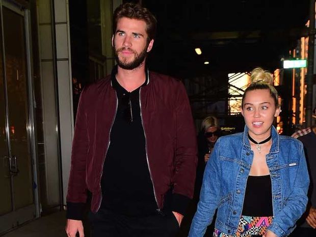 Liam Hemsworth and Miley Cyrus