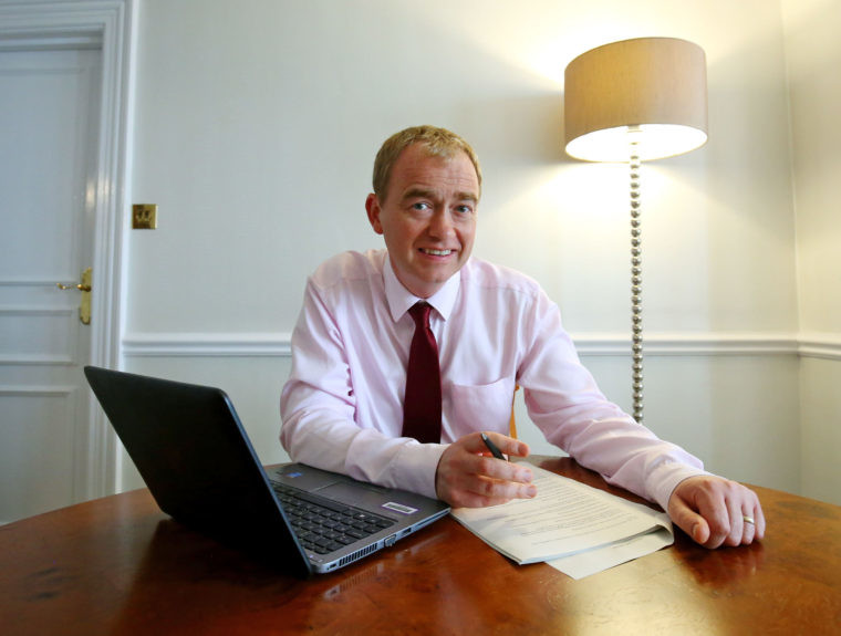 Lib Dems leader Tim Farron