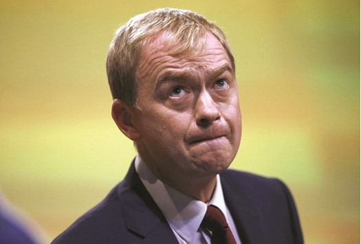 Lib Dem leader Tim Farron says Labour fighting hurts Britain