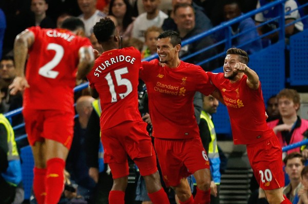 Lovren celebrates his goal