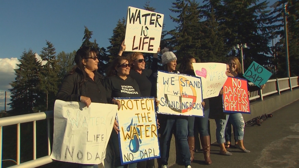 Local protest against Dakota Access Pipeline