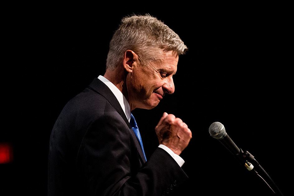 M. Scott Mahaskey  PoliticoLibertarian presidential candidate Gary Johnson