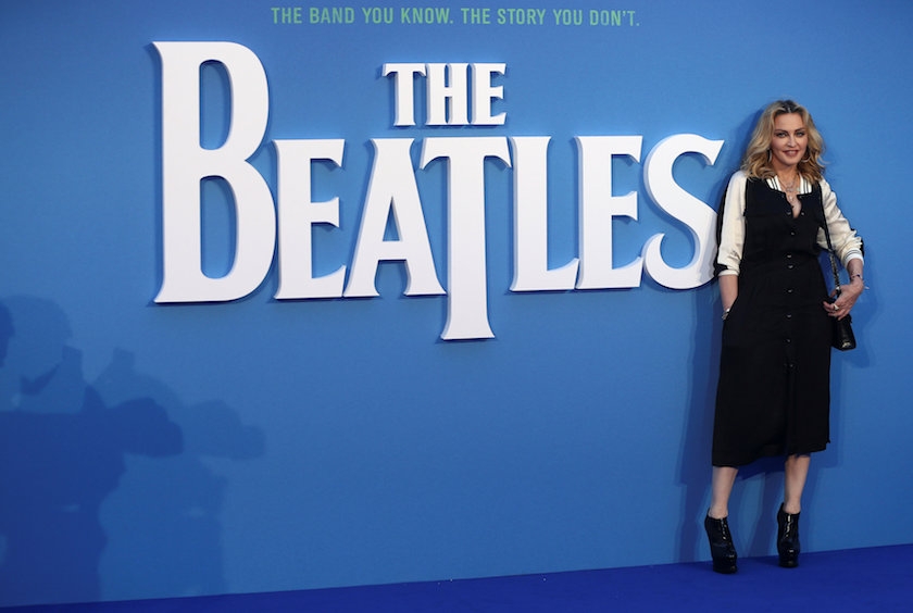 Madonna attends the world premiere of ‘The Beatles Eight Days a Week — The Touring Years’ in Lond