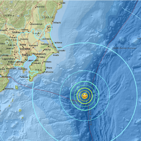 Strong earthquake hits off Japan, causes no apparent damage