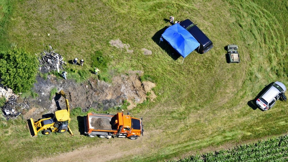 Digging near Wetterling site