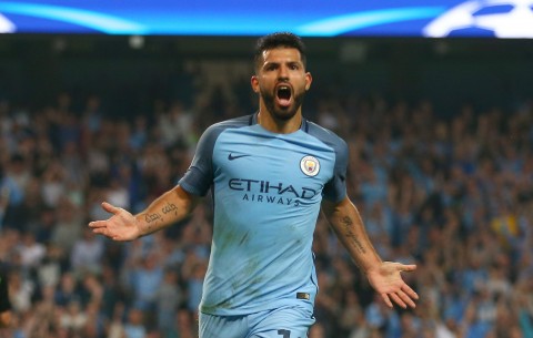 Aguero hat trick leads City to 4-0 win over Moenchengladbach