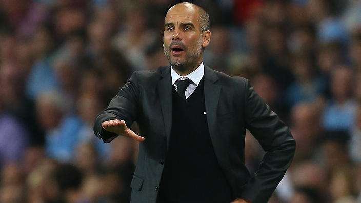 Manchester City boss Pep Guardiola            
    
              
     
     
           Show Grid