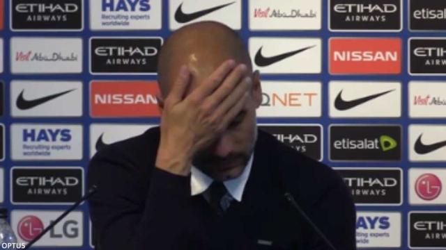 Manchester City coach swears during press conference