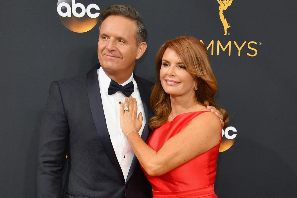 Mark Burnett and Roma Downey attend the 68th Annual Primetime Emmy Awards at Microsoft Theater on Sept. 18 2016 in Los Angeles