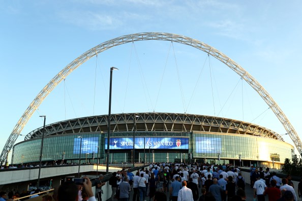 Tottenham to face Monaco at Wembley Stadium