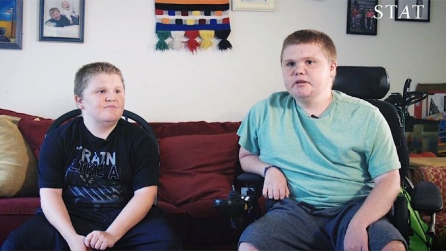 Max and Austin Leclaire have Duchenne muscular dystrophy a rare degenerative disease that wastes their muscles