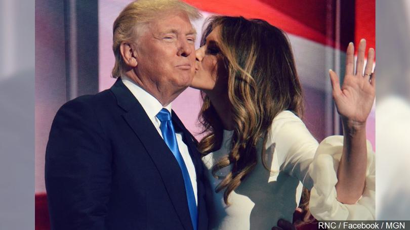 Melania & Donald J. Trump at the RNC Monday Night