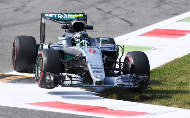 Mercedes AMG’s Nico Rosberg at the 2016 Formula One Italian Grand Prix