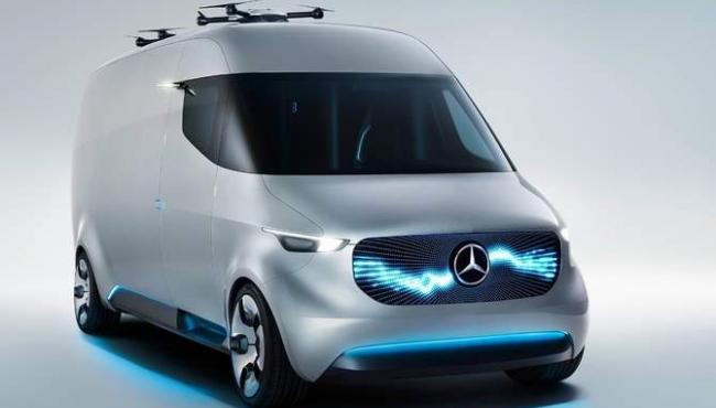 Mercedes Vision Van Concept Comes With Rooftop Drones