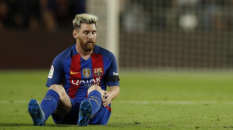 Messi is set to miss Barca's next three games at Sporting Gijon and Celta Vigo in La Liga and Borussia Moenchengladbach in the Champions League as well as Argentina's World Cup qualifiers against Peru and Paraguay