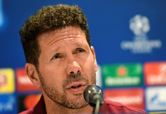 Atletico boss Simeone. Reuters