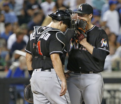 Cespedes homers in 10th, Mets top Marlins 2-1 in opener