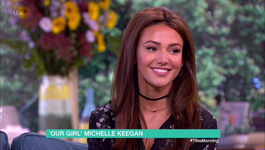 It's not good watching intimate scenes with your parents, says Our Girl's Michelle Keegan