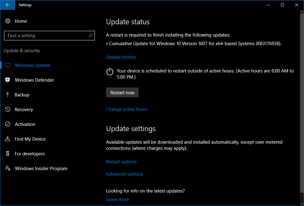 Microsoft’s August 31 patch is now available via Windows Update